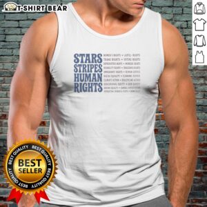 Hot Stars And Stripes And Human Rights Quote Tank Top