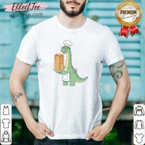 Good The Pancake Saurus Cute Funny Dinosaur shirt optimized for showcasing its playful design