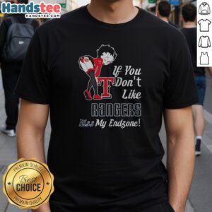 Original BB Bending Over Texas Rangers If You Don'T Like Rangers Kiss My Endzone Shirt, perfect for Texas Rangers fans.