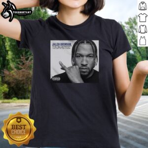 Good Jalen Brunson New York Knicks NBA Champions 2026 The Blueprint The Gift The Curse Ladies shirt in white with bold graphic print