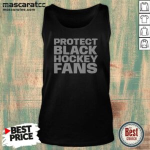 Nice Protect Black Hockey Fans Tank Top