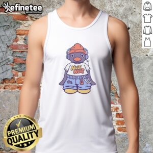 Hot Pingu Noot Noot tank top featuring a playful penguin graphic
