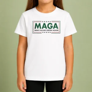 Official MAGA Make Algae Grow Again Kids T-Shirt