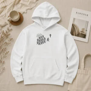 Funny Wearicy Jesus Over Money Graphic Hoodie