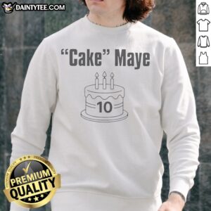 Official Cake Maye 10 Sweatshirt featuring a cozy fit and vibrant design.