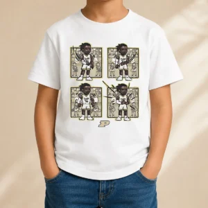Official Basketball Purdue The Lance Dance Lance Jones Kids T-Shirt