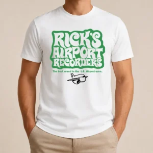 Cute Tom Petty Rick'S Airport Recorders The Best Round t shirt in classic fit with graphic print