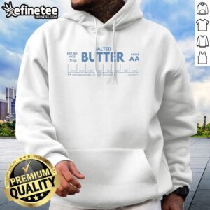 Awesome Salted Butter Grade Aa hoodie featuring a cozy design and vibrant graphics.