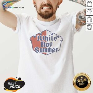 Top White Boy Summer V-Neck Shirt