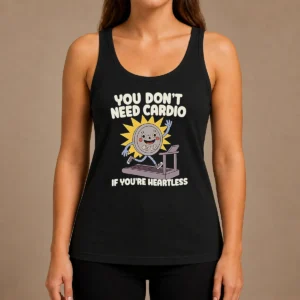 Top You Dont Need Cardio If Youre Heartless Tank Top