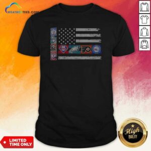 Top Philadelphia Sport Teams Phillies Eagles Flyers 76ers USA Independence Day Flag