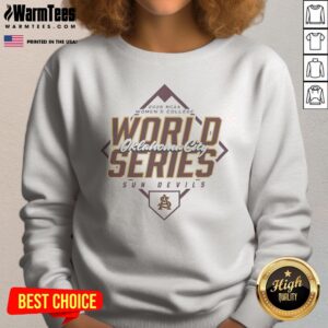 Nice NCAA Womens College World Series 2026 Oklahoma City Sun Devils Asu sweatshirt in vibrant colors