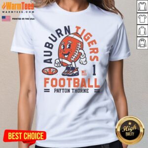 Hot Payton Thorne Auburn Tigers Football No 1 ladies tee featuring team colors and logo
