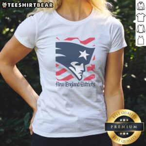 Official New England Patriots American Heritage Wordmark Ladies Shirt featuring a classic fit and vibrant team colors.