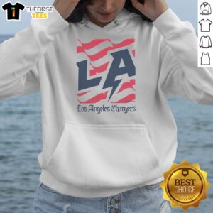 Good Los Angeles Chargers American Heritage Wordmark Hoodie featuring bold team colors and logo.