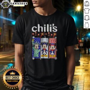 Chili'S Mickey Mouse Statue Of Liberty Patriot Independence Day shirt on shirt