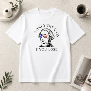 Premium George Washington American Flag Sunglasses Its Only Treason If You Lose