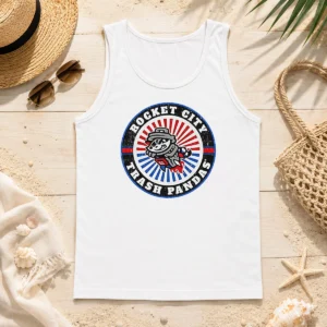 Good Rocket City Trash Pandas Baseball Team Mascot Logo Rocket City Trash Pandas Tank Top
