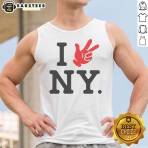 Good Josh Hart New York Knicks I NY Hand Sign Tank Top