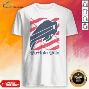Buffalo Bills American Heritage Wordmark shirt optimized for showcasing vibrant team spirit and pride