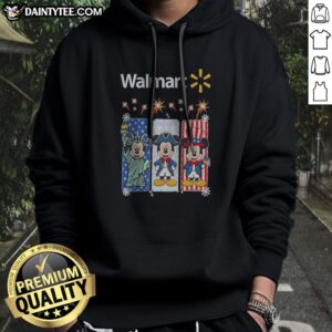 Nice Walmart Mickey Mouse Statue Of Liberty Patriot Independence Day Hoodie featuring a comfortable pullover design with patriotic graphics
