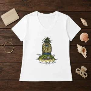 Hot Goose Concert Firefly Distillery North Charleston SC June 23 24 2026 V neck shirt in charcoal gray
