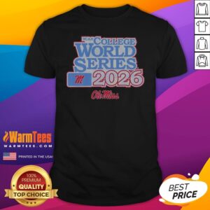 Top Ole Miss Rebels Baseball 2026 NCAA College World Series shirt featuring vibrant team colors and logo