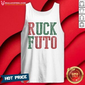 Original Ruck Futo Fck tank top optimized for showcasing vibrant colors and unique graphics.