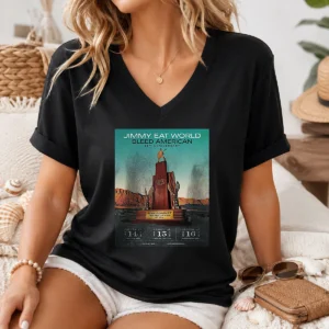 Good Jimmy Eat World August 16 2026 London UK V-Neck Shirt