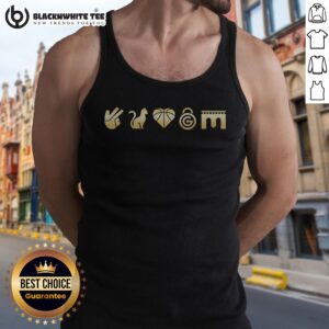 Pretty New York Knicks Five Championship Symbols Cat Basketball Heart Garden Icons Row Tank Top in white, featuring unique graphic design