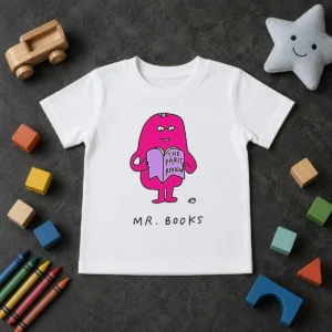 Top Mr Books The Paris Review Literary Reading Kids T-Shirt