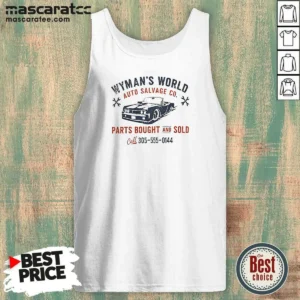Pretty Wymans World Auto Salvage Co Tank Top