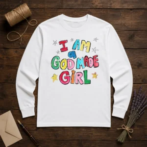 Official I Am A God Made Girl Long Sleeve Shirt