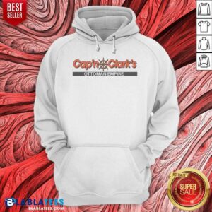 Good Cap'N Clark'S Ottoman Empire Nautical Ship Wheel Parody Pun Funny Comedy hoodie optimized for a vibrant look.