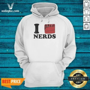 Hot I Love Nerds Pocket Protector Hoodie