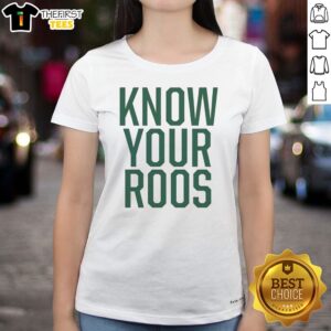 Original Kansas City Roos NCAA Basketball Ladies Shirt featuring vibrant team colors and logo.