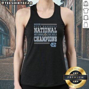 Nice 2026 North Carolina Tar Heels NCAA Baseball National Champions Tank top in blue with championship design