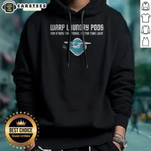 Premium Warp Speed Laundry Pods Fast Stain Removal Geek Hoodie