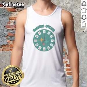 Good Mahjong O'Clock tank top featuring a playful graphic for mahjong lovers.
