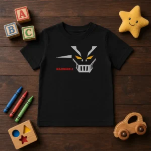 Awesome Mazinger Z Robot Face Logo Kids T-Shirt