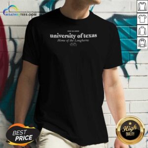 Top University Of Texas Home Of The Longhorns Hook Em Horns v neck optimized garment featuring a sporty design.
