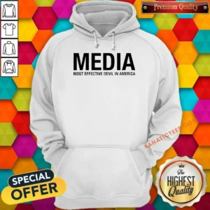 Nice Media Most Effective Devil In America Hoodie hoodie optimized front view with drawstring hood and kangaroo pocket