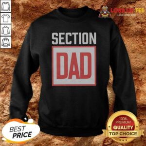 Awesome Hot Section Dad Father'S Day Sweatshirt