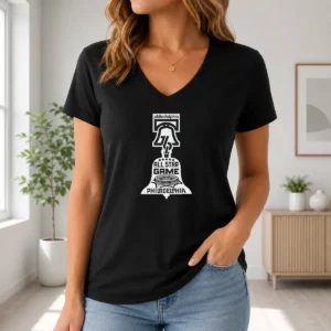 Hot Philadelphia 76ers All Star Game Basketball Bell V-Neck Shirt