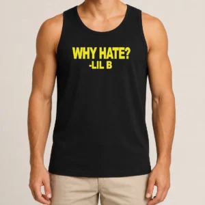 Nice Basedworld Lil B Why Hate Based God Rap Tank Top