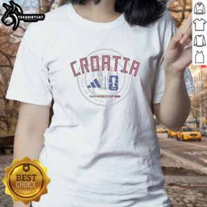 Good Croatia FIFA World Cup 26 Logo Ladies shirt, perfect for fans celebrating Croatia's journey in the World Cup.