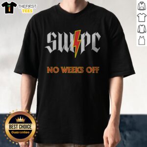 Pretty Swpc No Weeks Off Lightning Shirt featuring bold lightning graphic on a comfortable casual shirt