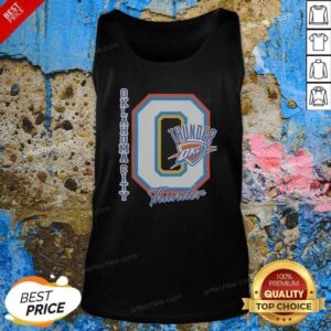 Good Oklahoma City Thunder Merch West Conference Champions Big Logo tank top optimized for showcasing team spirit