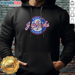 Original Kansas Jayhawks Baseball NCAA Big 12 Est 1880 Hoodie featuring vibrant team colors and logo