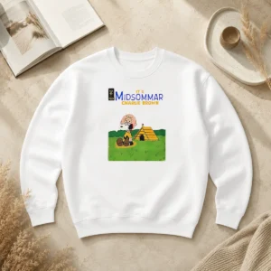 Original Snoopy Charlie Brown It'S Midsommar Charlie Brown Parody Sweater